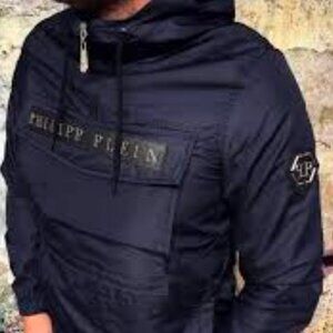 Philipp Plein Anorak Nylon Jacket sz L New